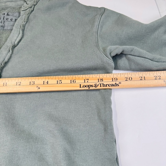 !!!! SOLD !!! Sweatshirt Women's XS Gray Patrick Popover Henley Elephant Terry - Picture 8 of 12